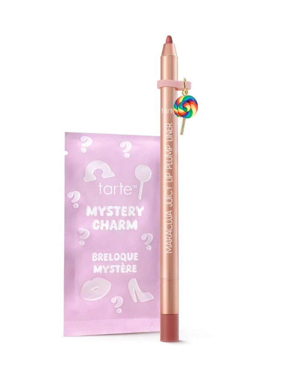 Tarte  Maracuja Juicy Lip Plump Liner With Limited Edition Mystery charm. NIB